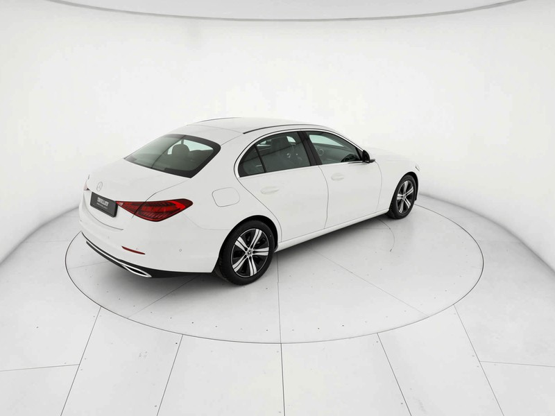 Mercedes Classe C Berlina 200 d mhev advanced auto ibrido bianco
