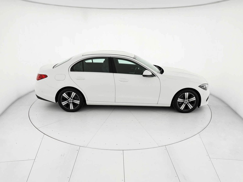Mercedes Classe C Berlina 200 d mhev advanced auto ibrido bianco