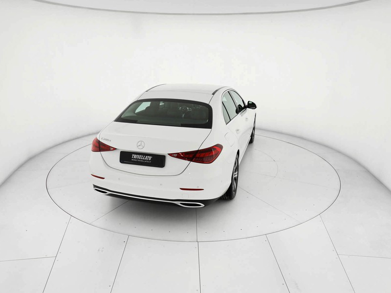 Mercedes Classe C Berlina 200 d mhev advanced auto ibrido bianco