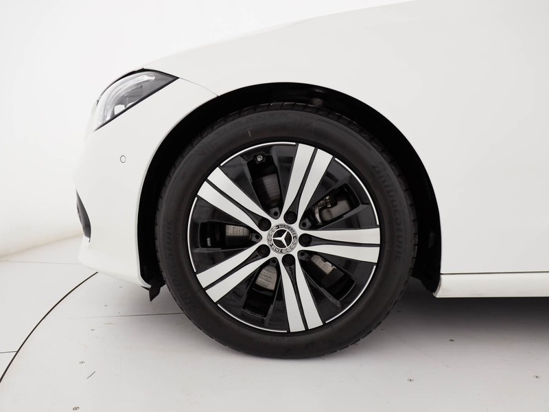 Mercedes Classe C Berlina 200 d mhev advanced auto ibrido bianco