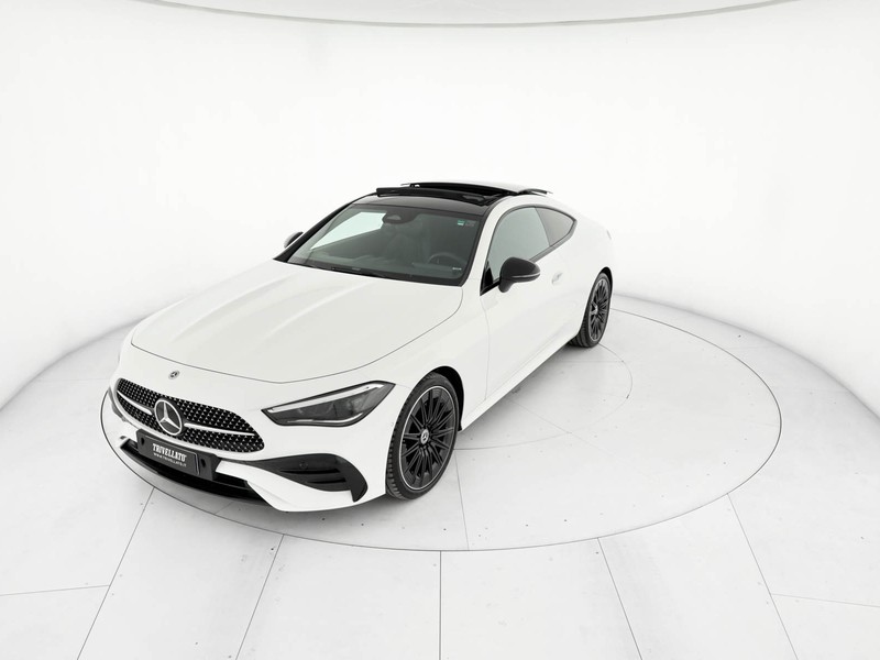 Mercedes CLE coupe 300 amg line advanced plus 4matic auto ibrido bianco