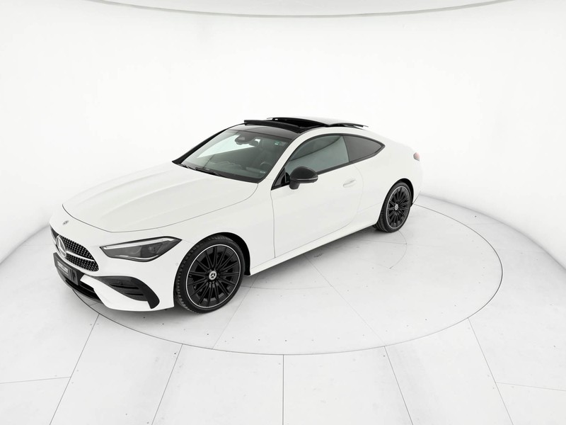 Mercedes CLE coupe 300 amg line advanced plus 4matic auto ibrido bianco