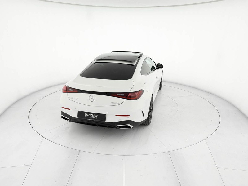 Mercedes CLE coupe 300 amg line advanced plus 4matic auto ibrido bianco