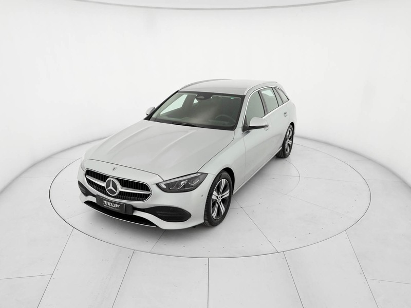 Mercedes Classe C SW sw 200 d mhev advanced auto ibrido argento