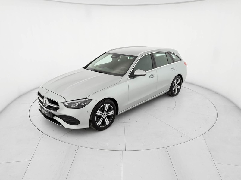 Mercedes Classe C SW sw 200 d mhev advanced auto ibrido argento