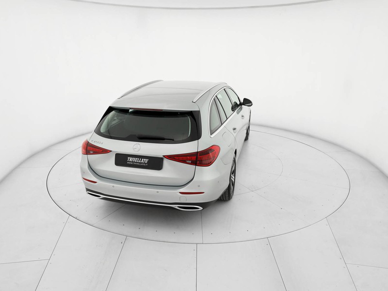 Mercedes Classe C SW sw 200 d mhev advanced auto ibrido argento