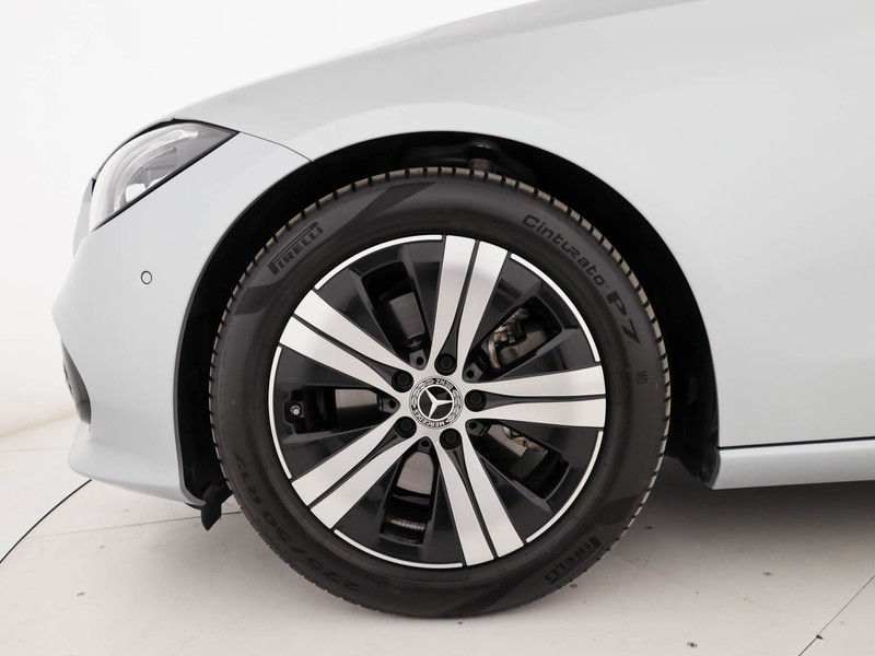 Mercedes Classe C SW sw 200 d mhev advanced auto ibrido argento