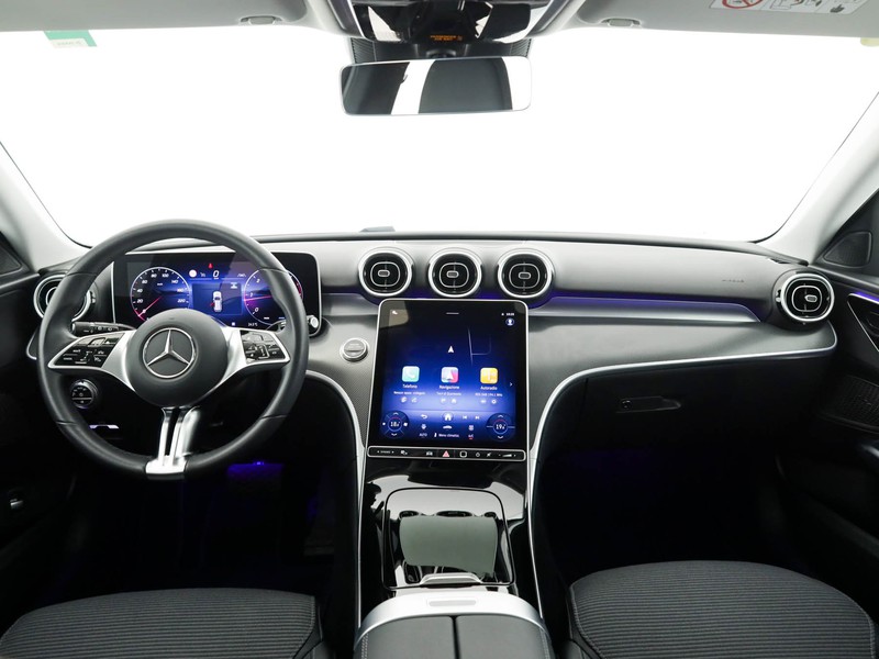 Mercedes Classe C SW sw 200 d mhev advanced auto ibrido argento
