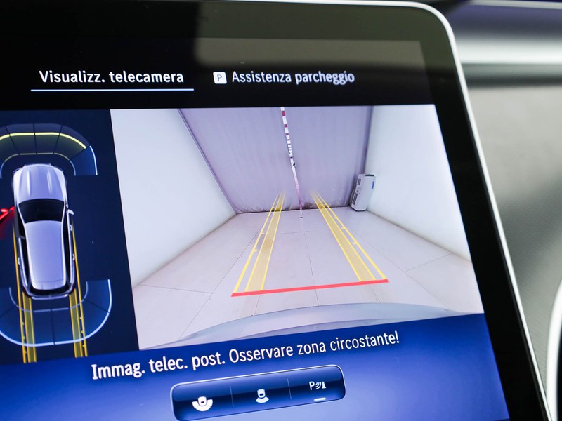 Mercedes Classe C SW sw 200 d mhev advanced auto ibrido argento