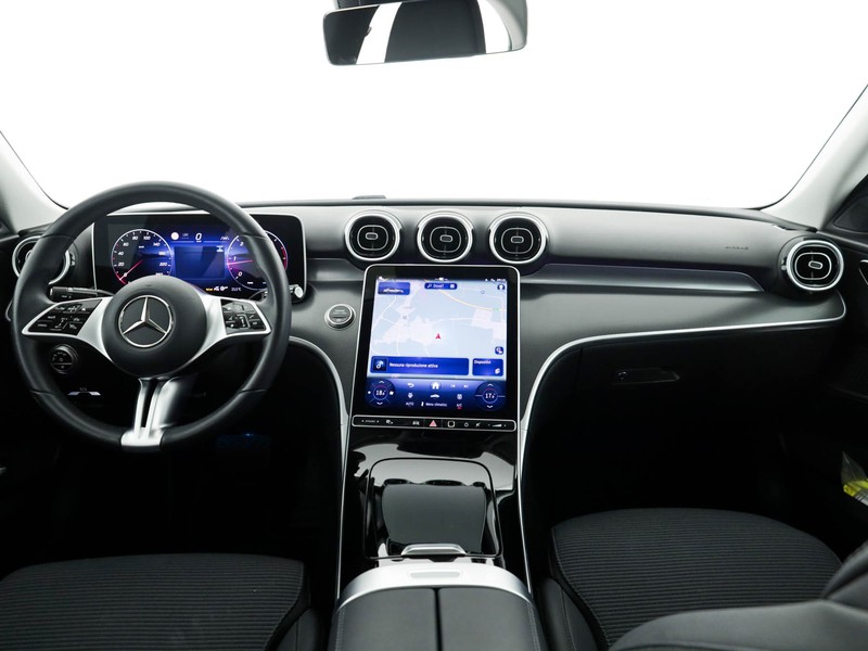 Mercedes Classe C Berlina 200 d mhev advanced auto ibrido argento