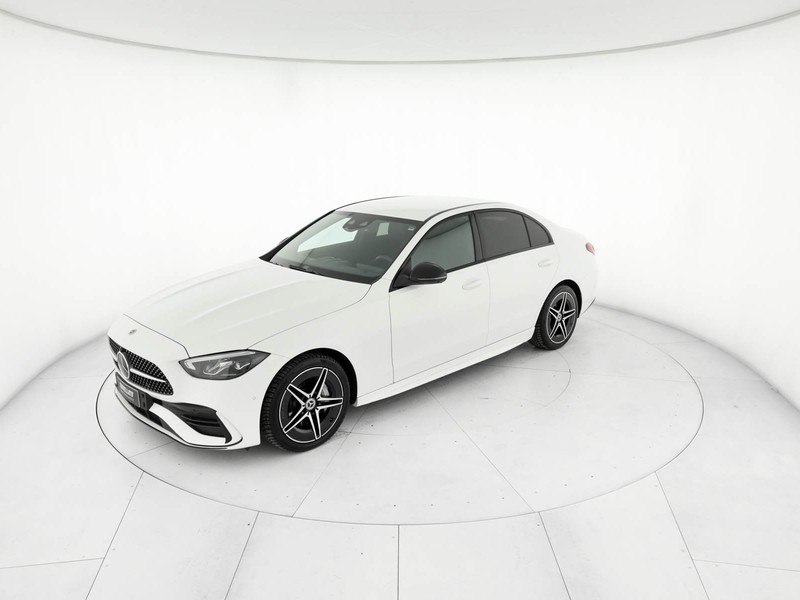 Mercedes Classe C Berlina 220 d mhev amg line advanced 4matic 197cv auto ibrido bianco