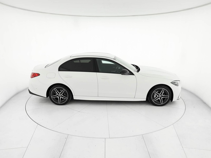 Mercedes Classe C Berlina 220 d mhev amg line advanced 4matic 197cv auto ibrido bianco