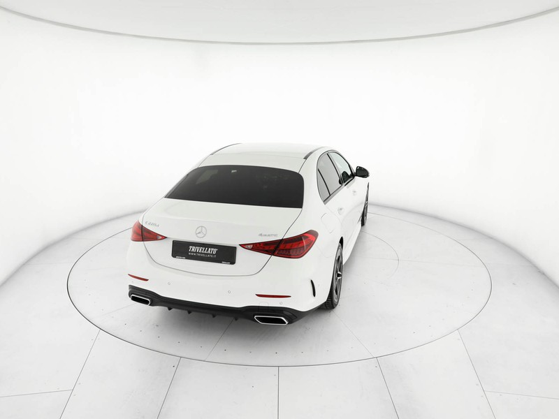 Mercedes Classe C Berlina 220 d mhev amg line advanced 4matic 197cv auto ibrido bianco