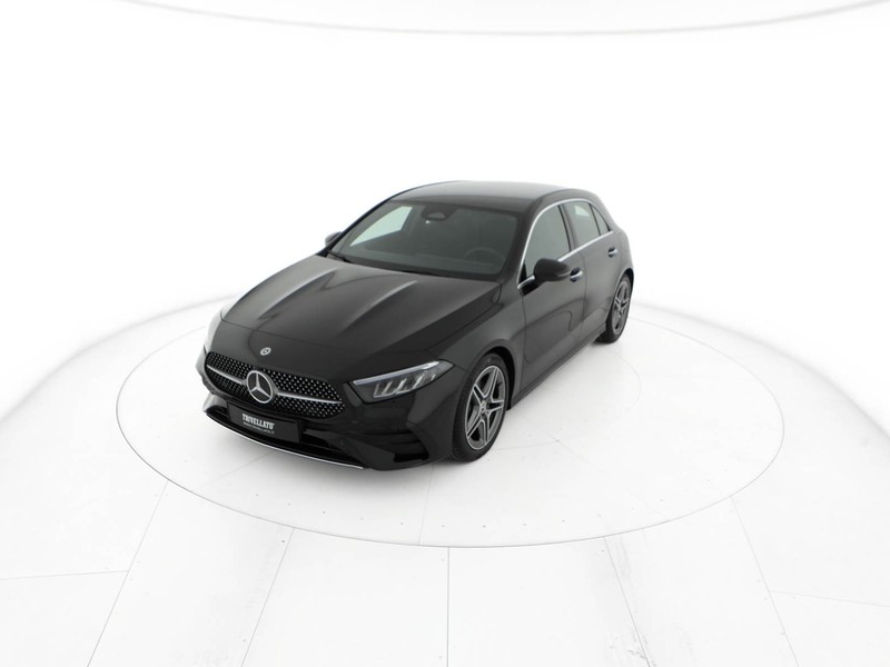 Mercedes Classe A 180 amg line advanced plus auto ibrido nero