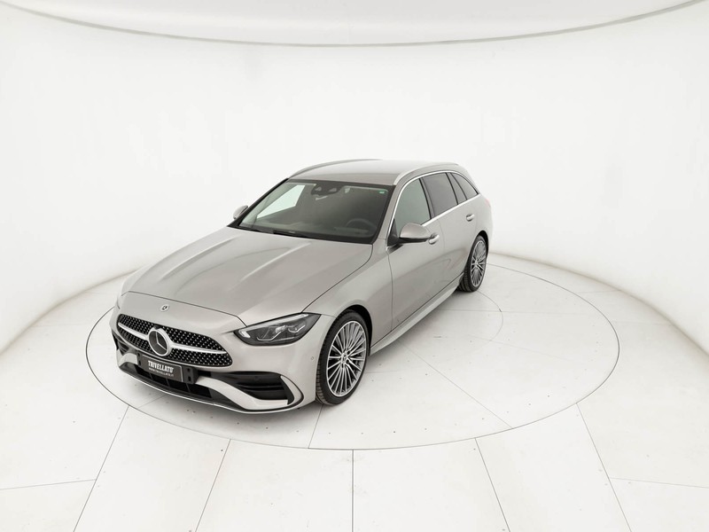 Mercedes Classe C SW sw 220 d mhev premium plus auto ibrido argento