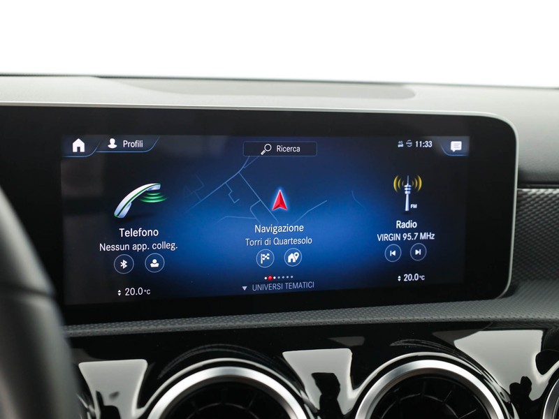 Mercedes Classe A 180 d sport auto diesel bianco