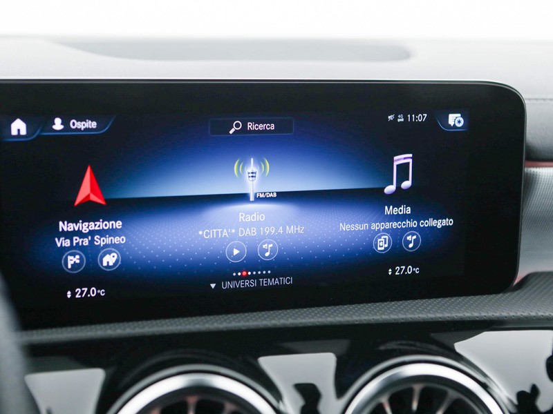 Mercedes Classe A 180 d premium night edition auto diesel nero