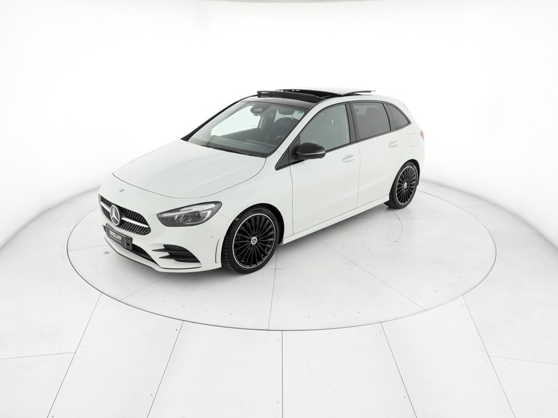 Mercedes Classe B 180 amg line advanced plus auto ibrido bianco
