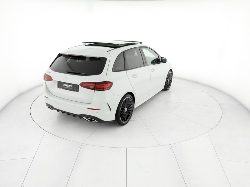 Mercedes Classe B 180 amg line advanced plus auto ibrido bianco
