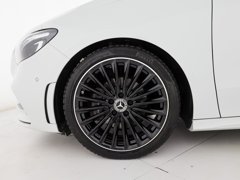 Mercedes Classe B 180 amg line advanced plus auto ibrido bianco