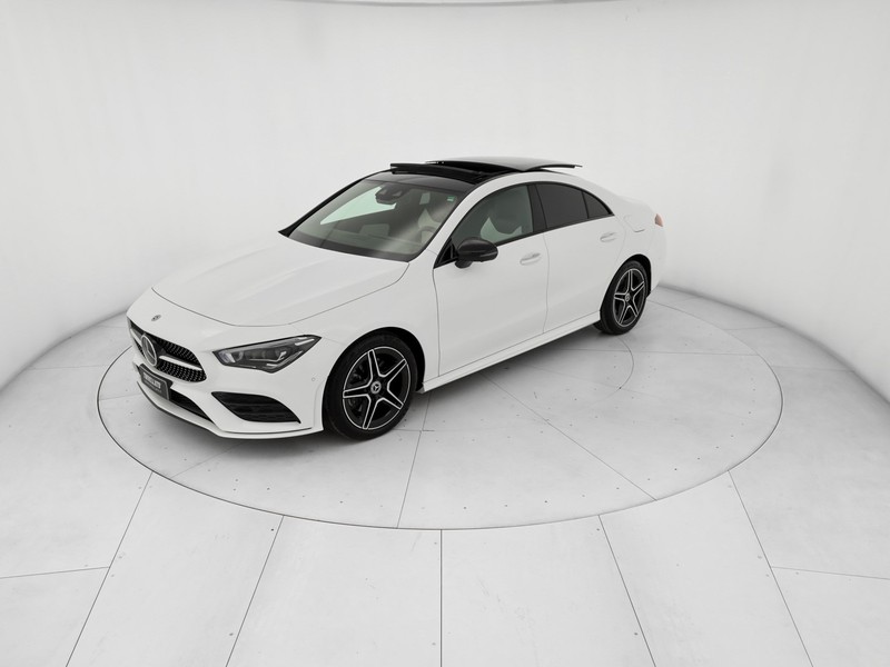 Mercedes CLA Coupè coupe 200 d premium auto diesel bianco