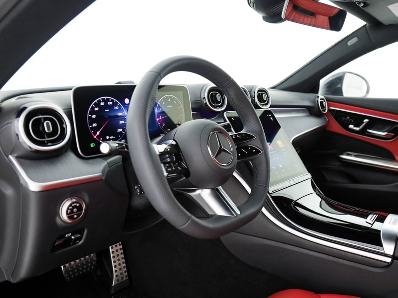 Mercedes CLE coupe 300 amg line advanced 4matic auto ibrido bianco