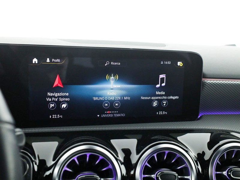 Mercedes Classe A 180 d sport auto diesel nero
