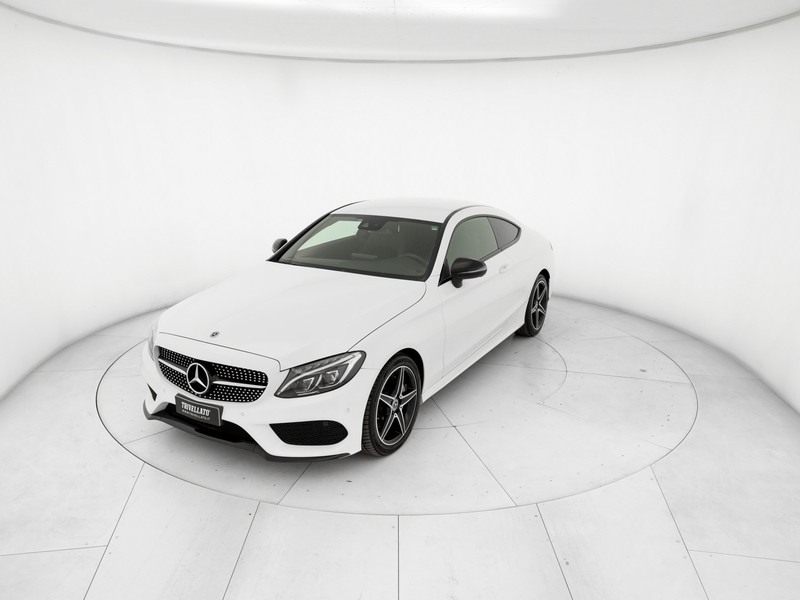 Mercedes Classe C Coupè coupe 220 d premium auto diesel bianco