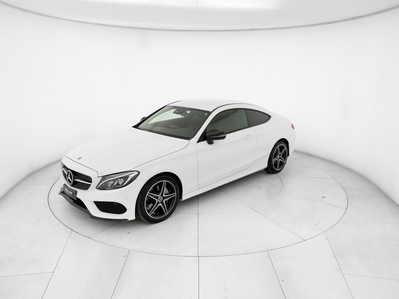 Mercedes Classe C Coupè coupe 220 d premium auto diesel bianco