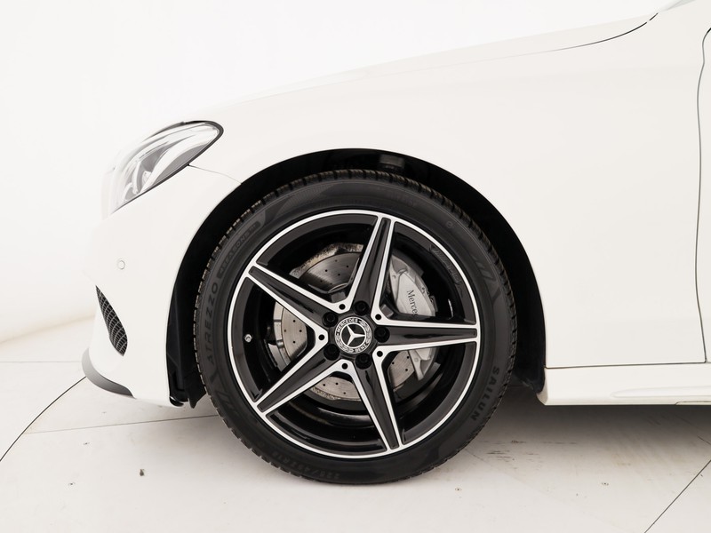 Mercedes Classe C Coupè coupe 220 d premium auto diesel bianco