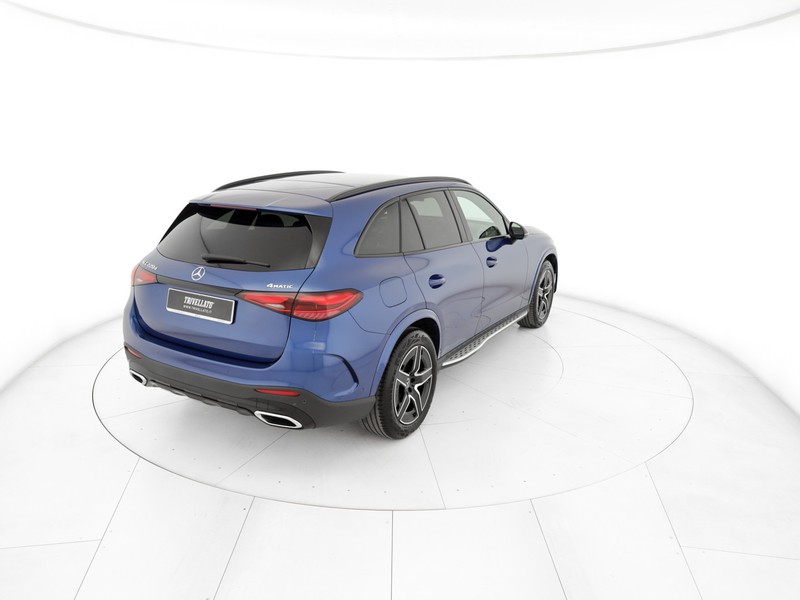 Mercedes GLC 220 d amg line advanced 4matic auto ibrido blu/azzurro