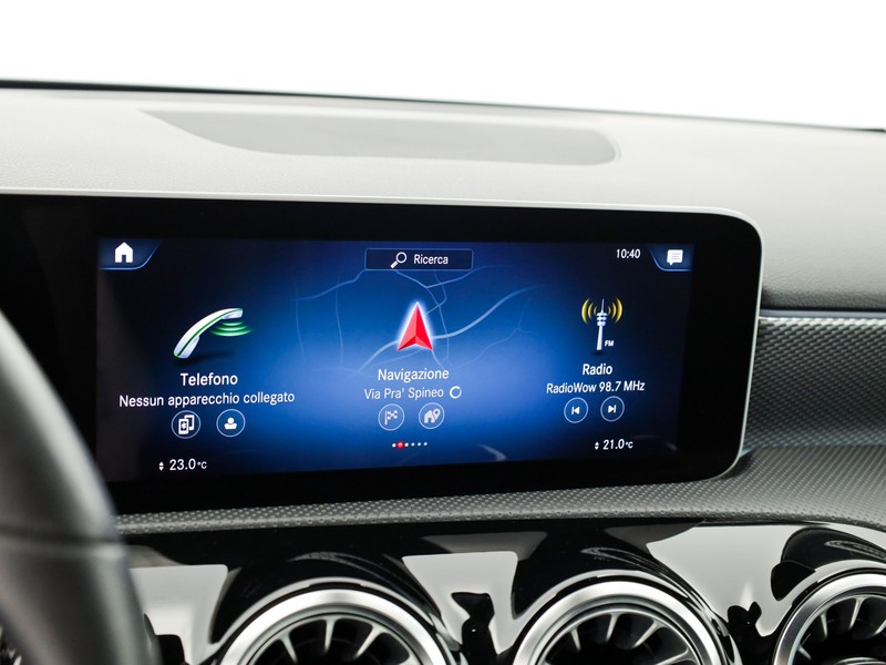 Mercedes Classe A 180 d executive auto diesel argento
