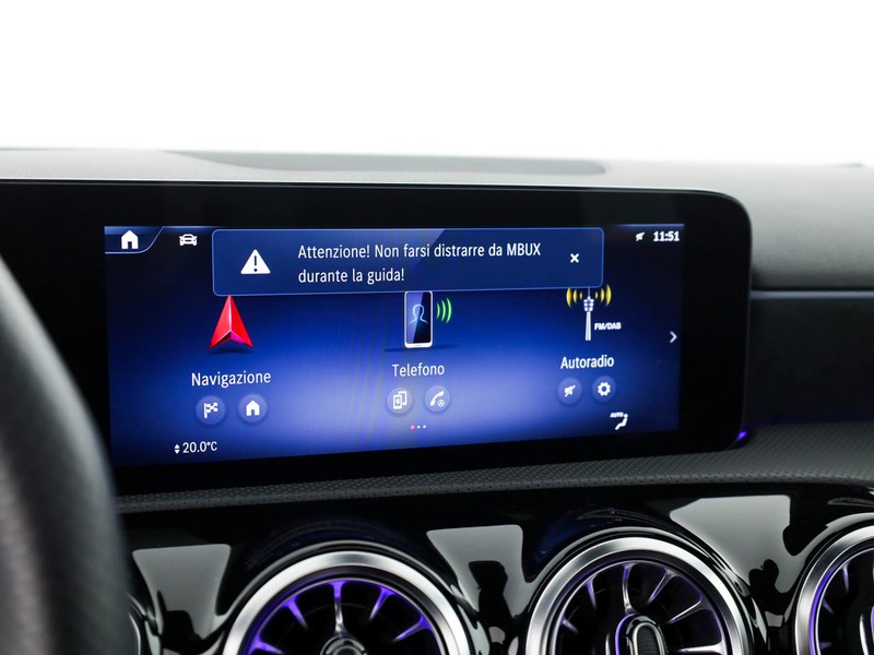 Mercedes Classe A 180 d amg line advanced plus auto diesel nero
