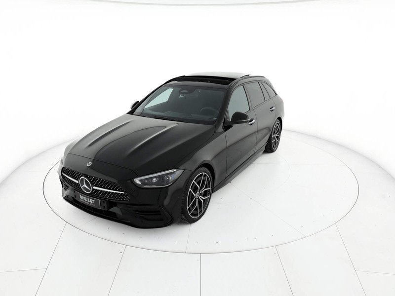 Mercedes Classe C SW sw 220 d mhev premium pro 4matic auto ibrido nero