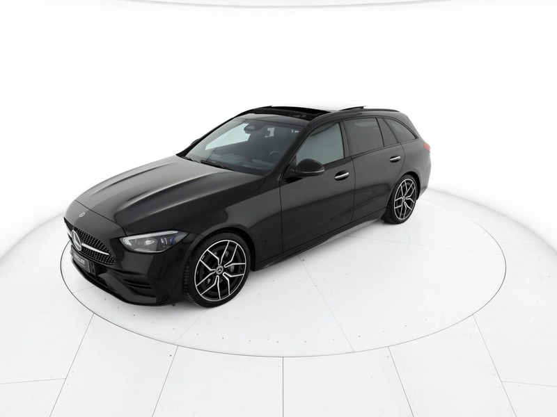Mercedes Classe C SW sw 220 d mhev premium pro 4matic auto ibrido nero