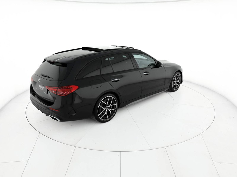 Mercedes Classe C SW sw 220 d mhev premium pro 4matic auto ibrido nero
