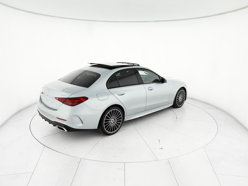 Mercedes Classe C Berlina 220 d mhev amg line premium plus 4matic 197cv auto ibrido argento