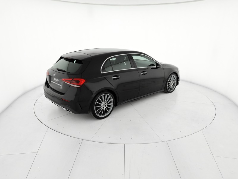 Mercedes Classe A 180 d premium auto diesel blu/azzurro