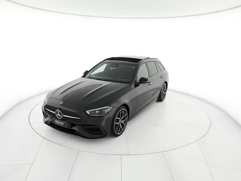 Mercedes Classe C SW sw 220 d mhev premium pro auto ibrido grigio