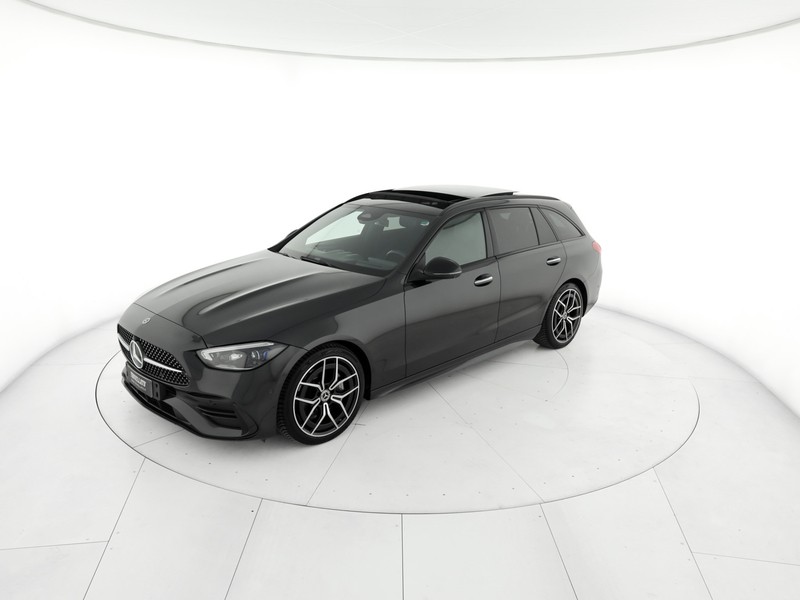 Mercedes Classe C SW sw 220 d mhev premium pro auto ibrido grigio