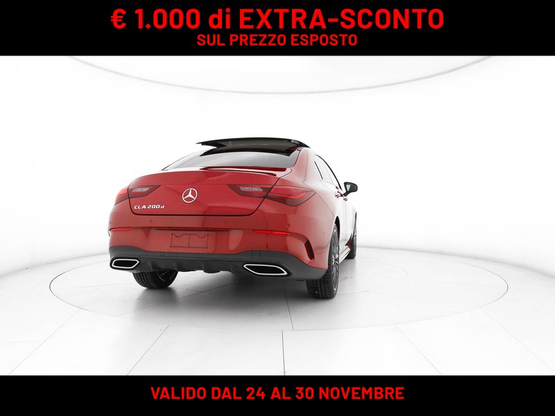 Mercedes CLA Coupè coupe 200 d amg line premium auto diesel rosso
