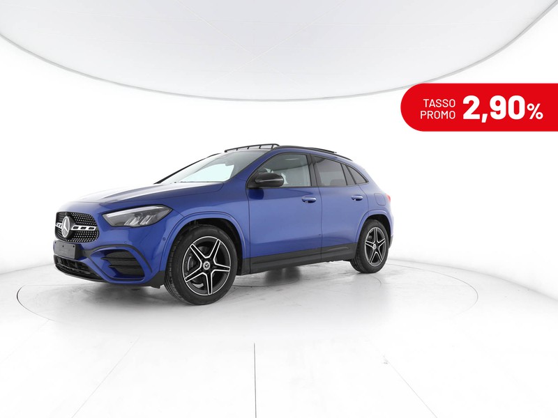 Mercedes GLA 200 d amg line advanced plus auto diesel blu/azzurro