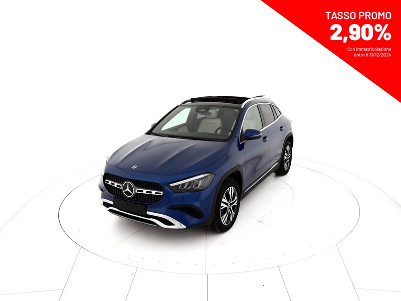 Mercedes GLA 180 d progressive advanced auto diesel blu/azzurro