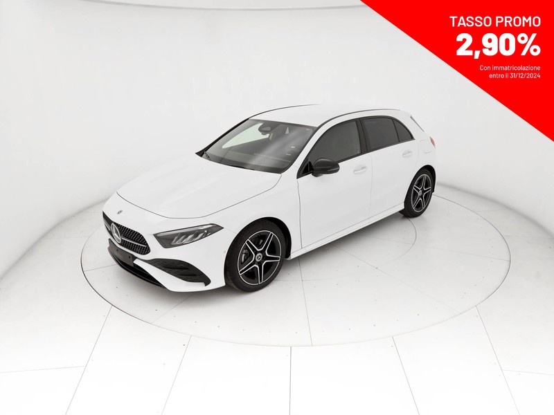 Mercedes Classe A 180 d amg line advanced plus auto diesel bianco