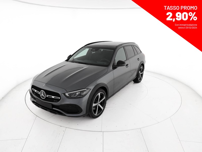 Mercedes Classe C SW sw all-terrain 220 d mhev advanced 4matic auto ibrido grigio