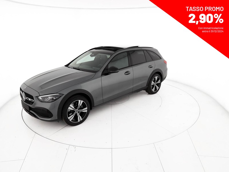 Mercedes Classe C SW sw all-terrain 220 d mhev advanced 4matic auto ibrido grigio