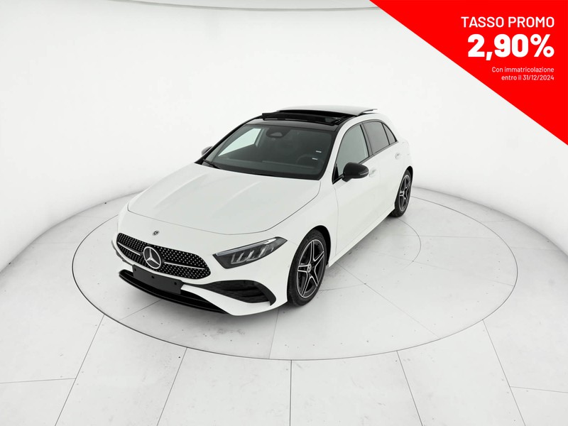 Mercedes Classe A 180 amg line advanced plus auto benzina bianco