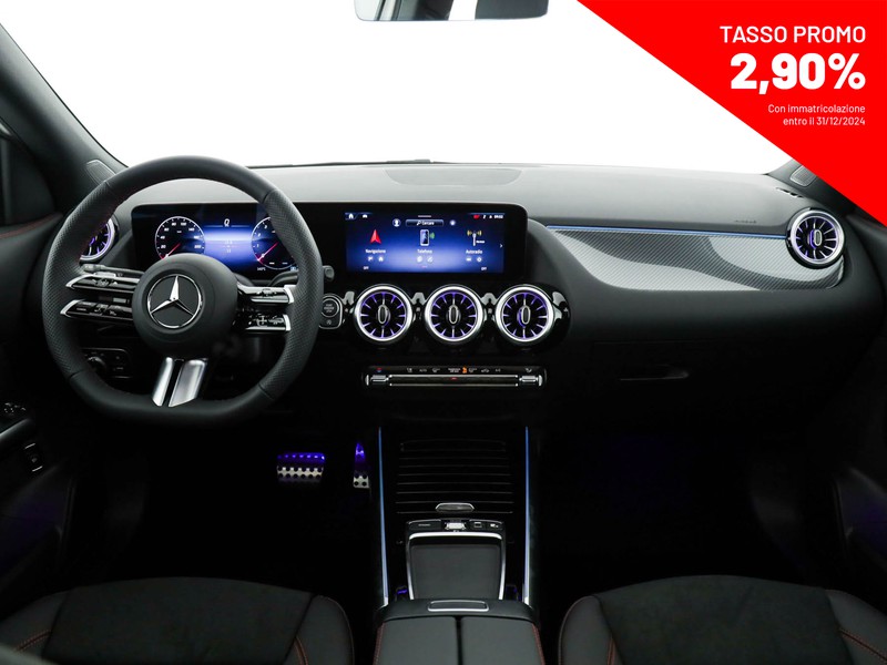 Mercedes GLA 180 amg line advanced plus auto benzina bianco