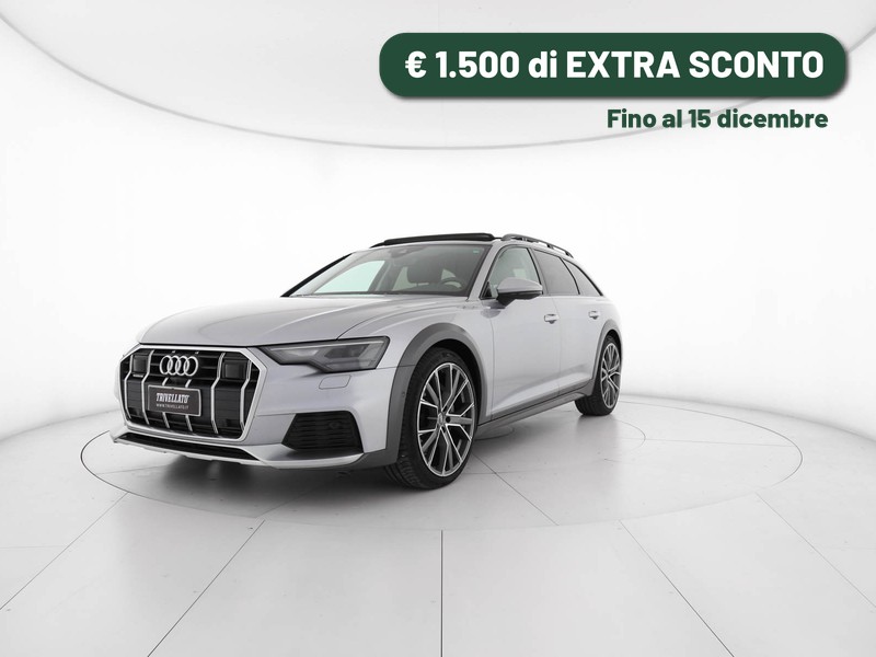 Audi A6 allroad allroad 55 3.0 tdi mhev 48v quattro 344cv tiptronic ibrido argento