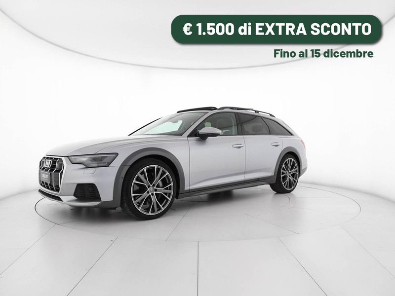 Audi A6 allroad allroad 55 3.0 tdi mhev 48v quattro 344cv tiptronic ibrido argento